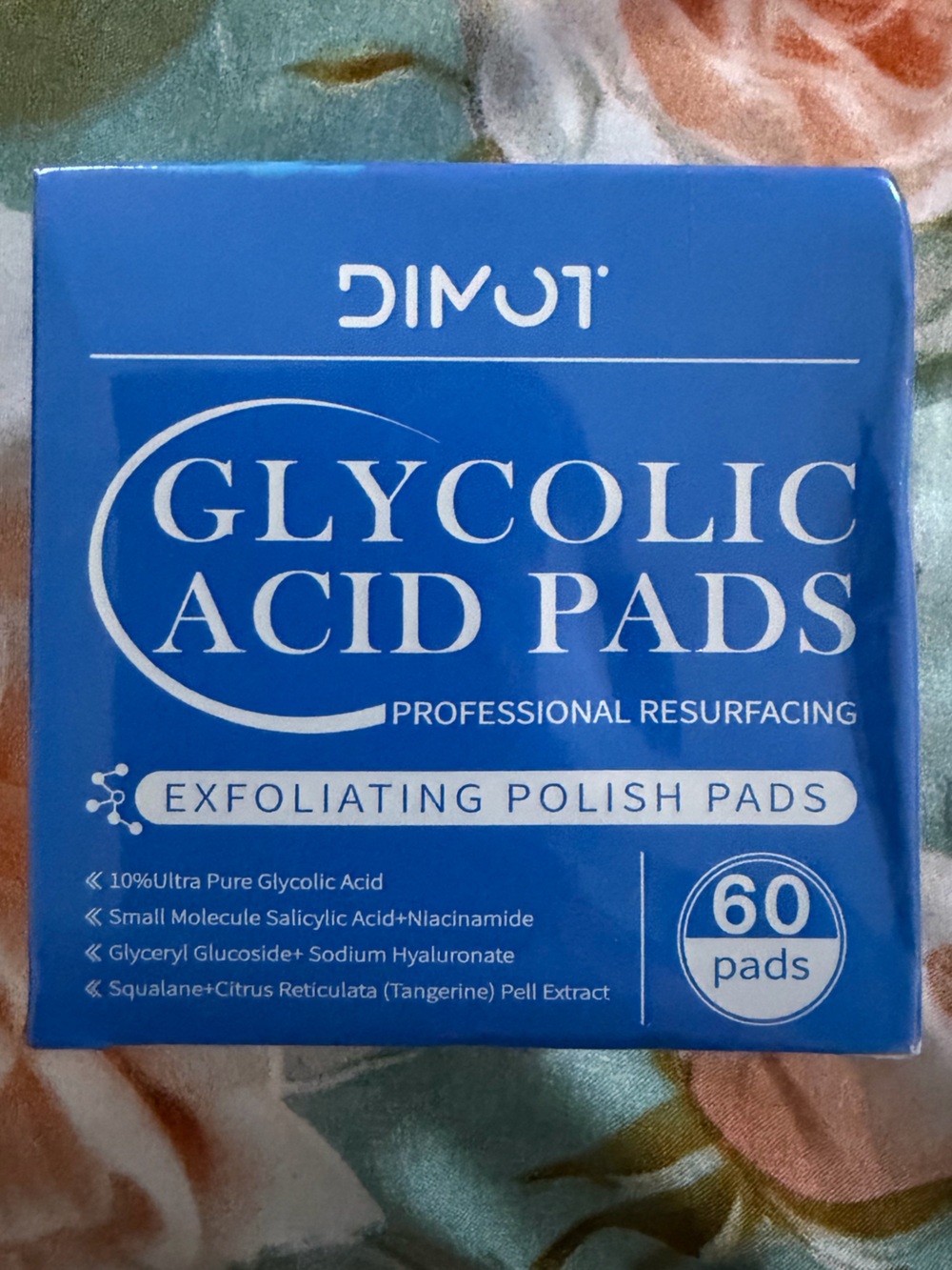 Glycolic Acid Pads by DIMOTI - Blue Pack